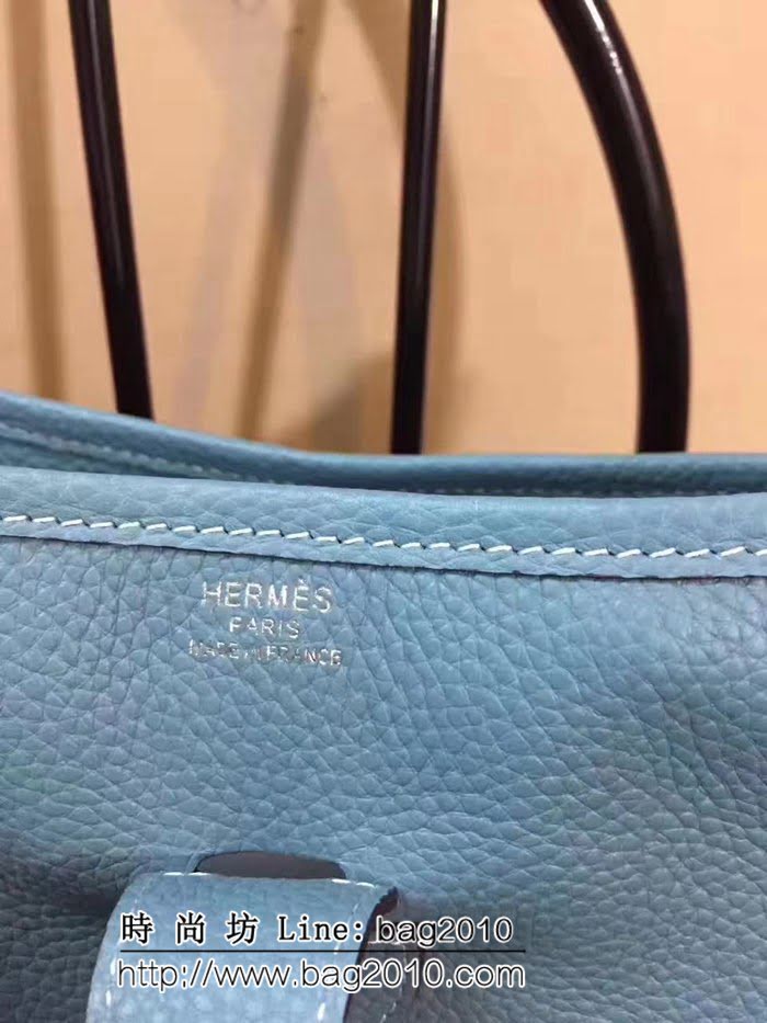 愛馬仕Hermes Evelyn伊芙琳 頭層牛皮單肩斜挎包 男女同款 0AM1376